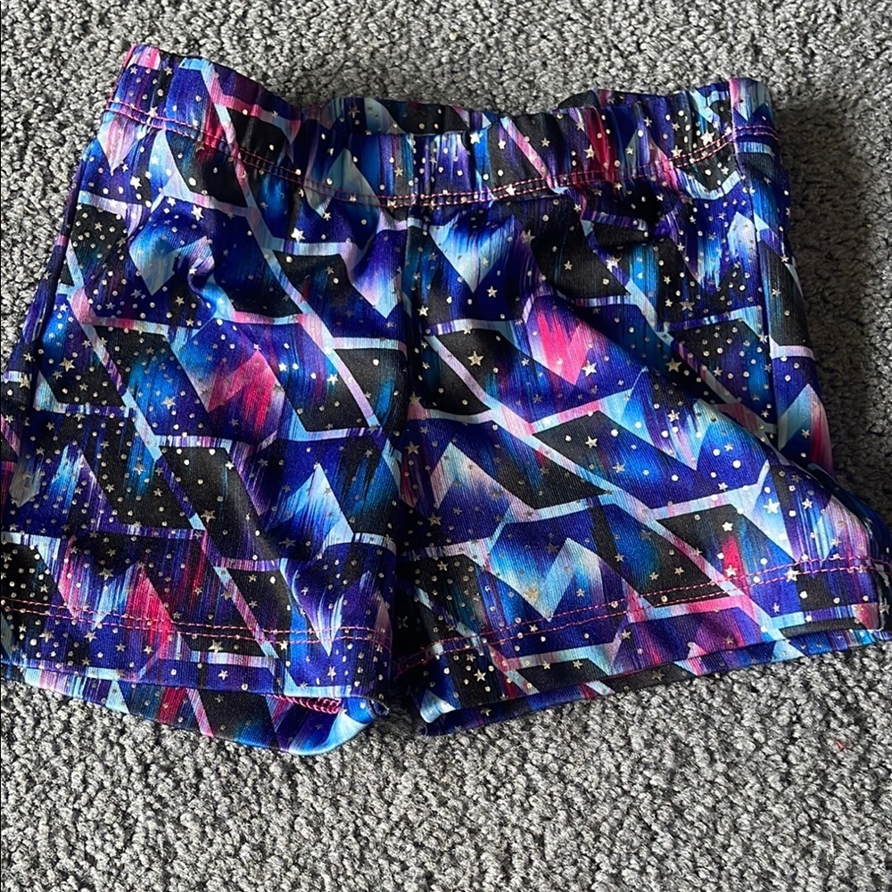 Danskin Kids Shorts - Black and Multicolor - Picture 2 of 7